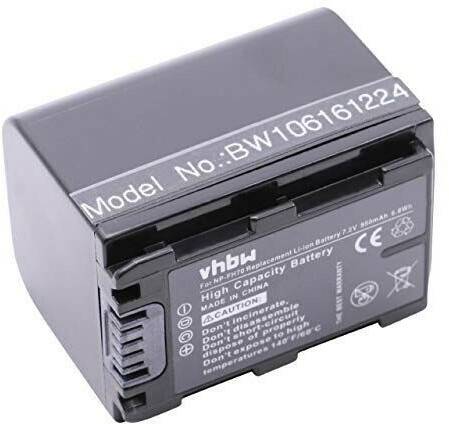 vhbw 4065705006173 Batterie per fotocamere & videocamere