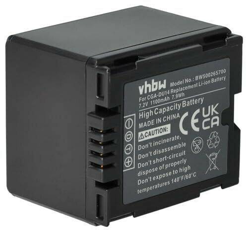 Batterie per fotocamere & videocamere vhbw 4250318611634